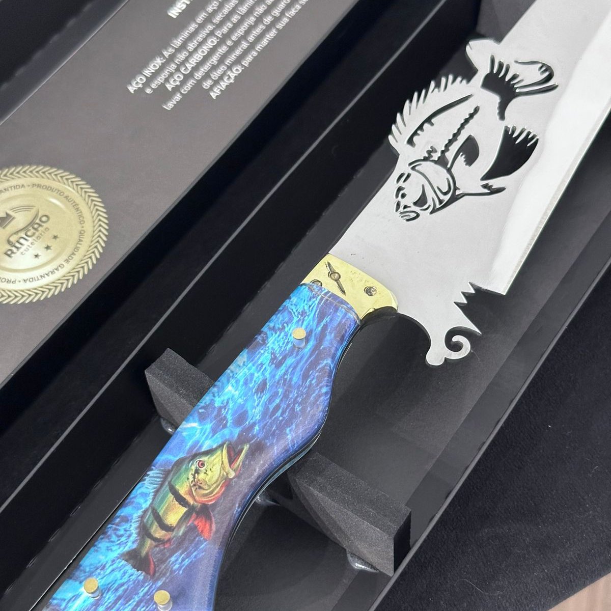 Faca Churrasco 10 Polegadas Inox Peixe Especial - Imagem 10