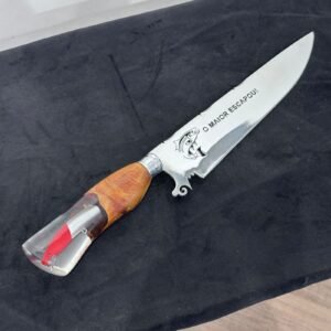 Faca Churrasco 10 Polegadas Inox Isca Peixe