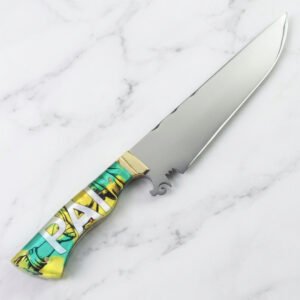 Faca Churrasco Artesanal Inox 10 Polegadas Dia dos Pais