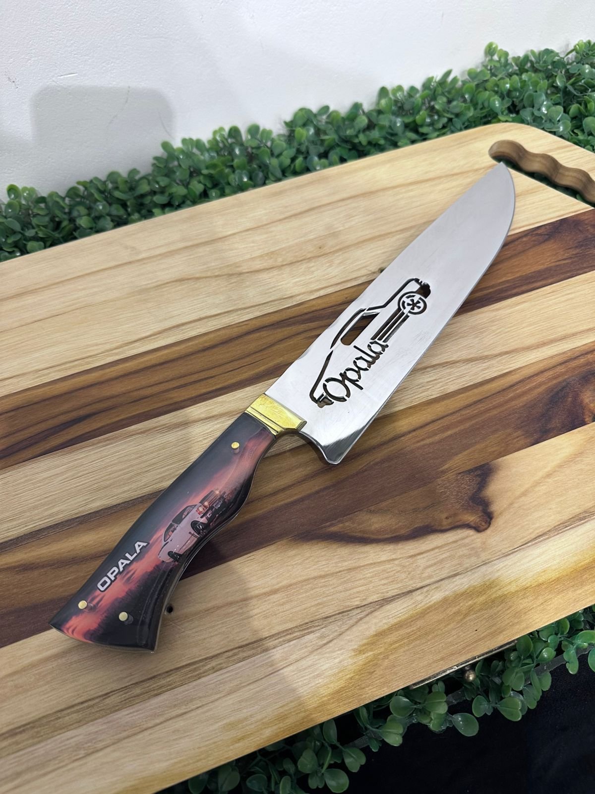 Faca Churrasco Artesanal 10 Polegadas Inox Opala
