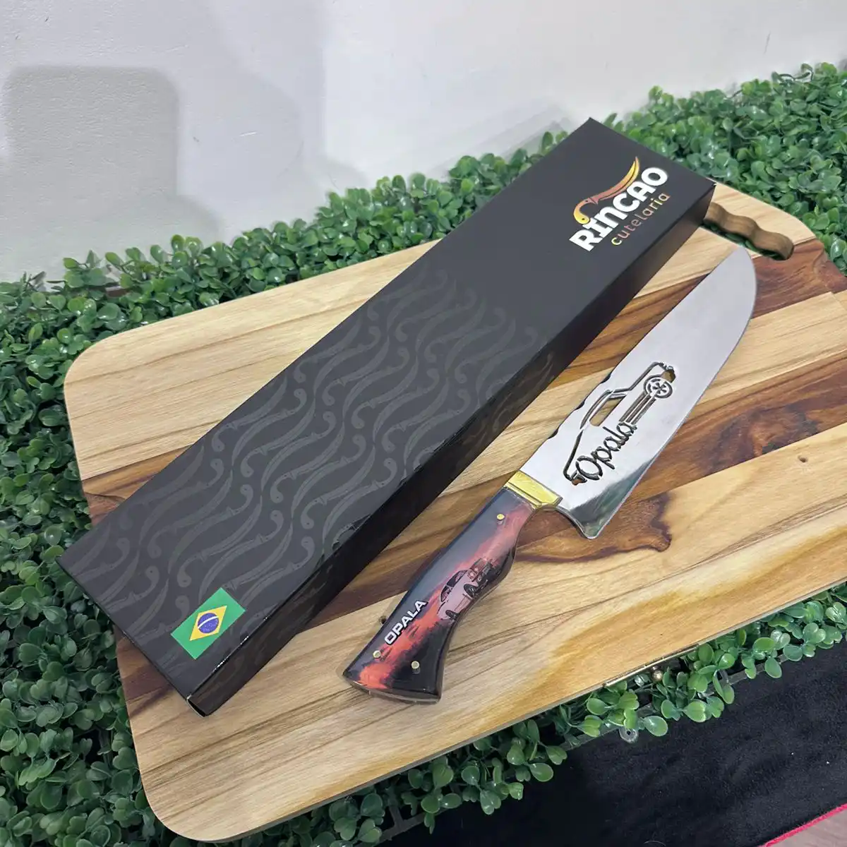 Faca Churrasco Artesanal 10 Polegadas Inox Opala - Imagem 2