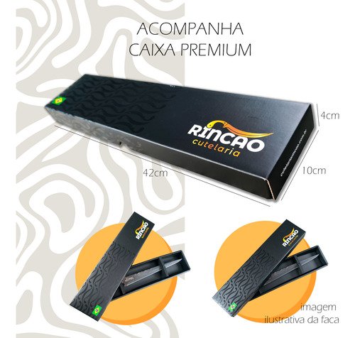 Faca Javalizeira 12 polegadas Aço Carbono 1070 Madeira - Imagem 2